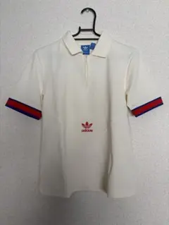 ※値下げ※adidas ポロシャツ 半袖 クリーム 美品のサムネイル