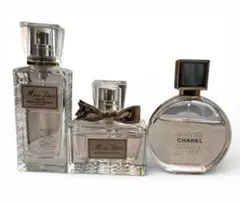 Miss Dior & Chanel 香水 ヘアミスト3本セット
