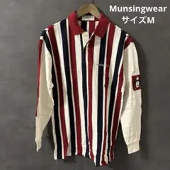 Munsingwear マンシングウェア ポロシャツ ストライプ M
