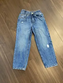 ZARA ダメージデニムパンツ 116