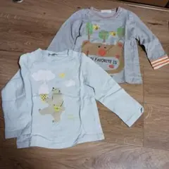 長袖Tシャツ 2枚セット 95cmのサムネイル