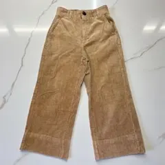 GU ジーユー コーデュロイワイドパンツ ベージュ S