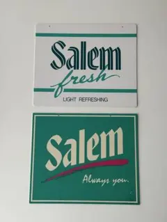 ヴィンテージ Salem セーラム タバコ 看板 2枚セット 昭和レトロのサムネイル