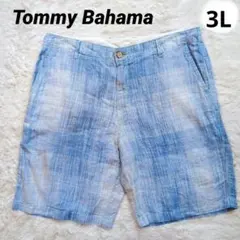 美品Tommy Bahama リネン100 ショートパンツ チェック柄 4Lのサムネイル