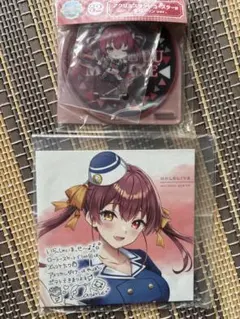 宝鐘マリン　アクリルスタンド　色紙