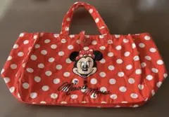 ミニーマウス ドット柄ランチバッグ　ディズニーリゾート公式グッズ