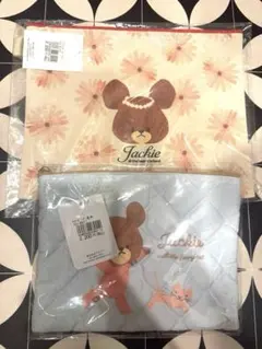 くまのがっこう　大小ポーチセット