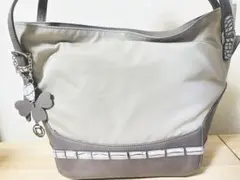 BEAUGRAND JRA ナイロン×レザー セミショルダー ハンドバッグ