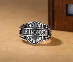 残り数点！おしゃれ メンズ ハーレー風リング Harley-Davidson