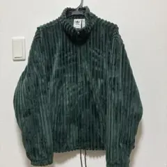adidas ダークグリーン フリース トレーナー M