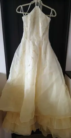 レモン色★ウェディングドレス★