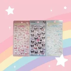 【新品正規品】ボンボンドロップシール　サンリオ　３点セット♪