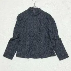 刺繍トップス 日本製 大きいサイズ ハイネック 長袖 おしゃれ エレガント 15