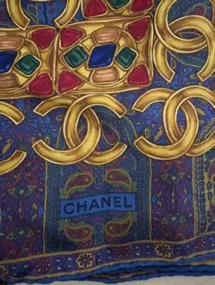 CHANEL シャネル ウール シルク ストール スカーフ レア希少品 - メルカリ
