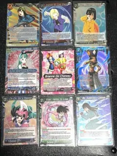 【入手困難】海外新弾カード　女性キャラ　9枚セット