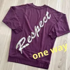 one way ロングトップス トレーナーのサムネイル