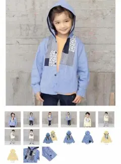 90タグ付き未使用定価5,390円ラグマートフードパッチシャツ