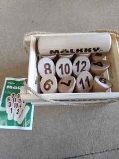 Mölkky 木製スティックゲーム セット
