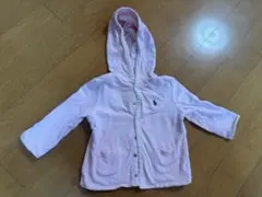 12Ｍ　フード付きピンクアウター　リバーシブル　ラルフローレン