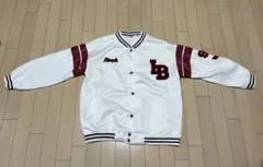 [最終値下げ中！] Dleepy Town スタジャン ホワイト/バーガンディ