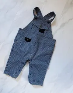 PVELLE ストライプ オーバーオール キッズ