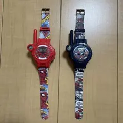 MARVEL スパイダーマン トランシーバー付きペアウォッチ Lexibook