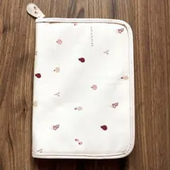 ジェラートピケ　母子手帳ケース　フルーツ柄