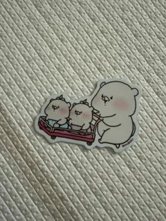 ともだちはくま　ダイカットステッカー
