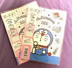 2026年　ドラえもんA6手帳2冊セット