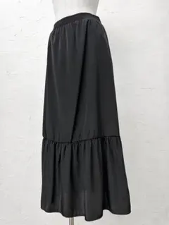 【2WAY】パニエとしてもスカートとしても　黒　 r117