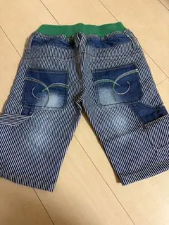ストライプ柄　キッズ　ハーフパンツ130㌢