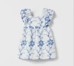 ZARA エンブロイダリーワンピース
