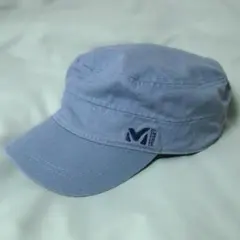良品♬　MILLET　ミレー　トラベルキャップ　ブルーグレー　MIV6536のサムネイル