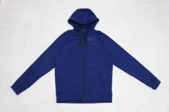 メンズS　紺　NIKE　ナイキ　DRY-FIT　ジャージ　フード　ジップパーカー