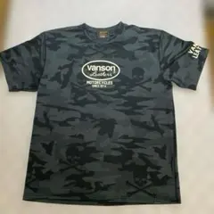 vanson カモフラ Tシャツ Lサイズ