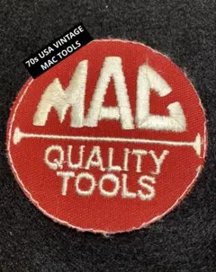 80s ヴィンテージ USA製 ワッペン MAC TOOLS アメリカ古着 企業