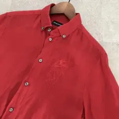 EMPORIO ARMANI 麻100％ リネンシャツ/size15 1/2のサムネイル