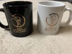 2002 FIFAワールドカップ マグカップ 黒白セット