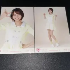 ＝LOVE イコラブ 大場花菜 生写真 青春サブリミナル歌唱衣装② チュウ ヒキ