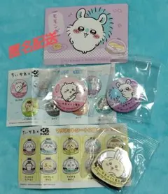 ちいかわ くら寿司 コラボ ビッくらポン マグネットシート 缶バッジ カード