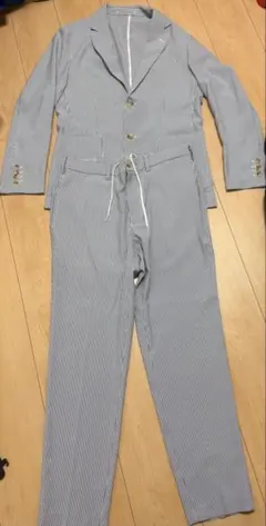 ストライプジャケットとパンツセット　セットアップ