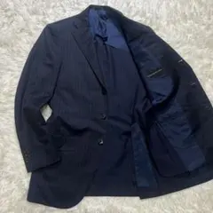 極美品 トゥモローランド×カノニコ ジャケット キッドモヘヤ混 紺 42 XS