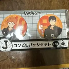 Happyくじ ハイキュー!! J賞 コンビ缶バッジセット 日向・影山