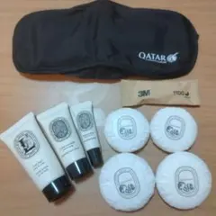 「Diptyque 石鹸4個 アメニティ カタール航空 セット」