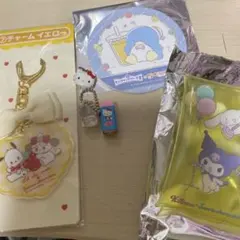 サンリオ　ポチャッコ　タキシードサム　クロミ　シナモロール　キーホルダー　ケース