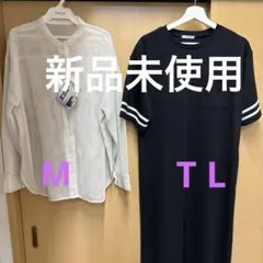 しまむら　akaru megumi Linoluce Tシャツワンピース　シャツ