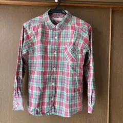 春色チェックシャツ　新品オリーブ.デ.オリーブのサムネイル