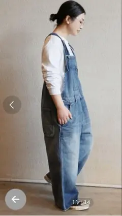 ジャーナルスタンダードラックス　11ozデニム　オーバーオール