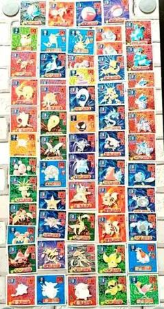 レア稀少　レトロな昔のポケットモンスター　シール60枚以上あります！