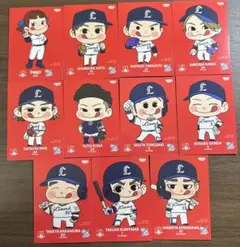 埼玉西武ライオンズ　BBM bouquet ペコちゃん　コンプ　栗山巧　西川愛也